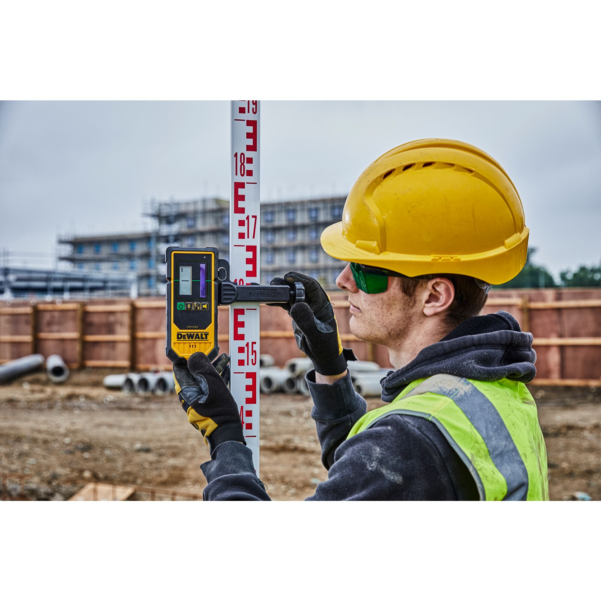 DEWALT Roterende Laser 18V XR Bluetooth - Groen 7 DEWALT Roterende Laser 18V XR Bluetooth - Groen - Afbeelding 7