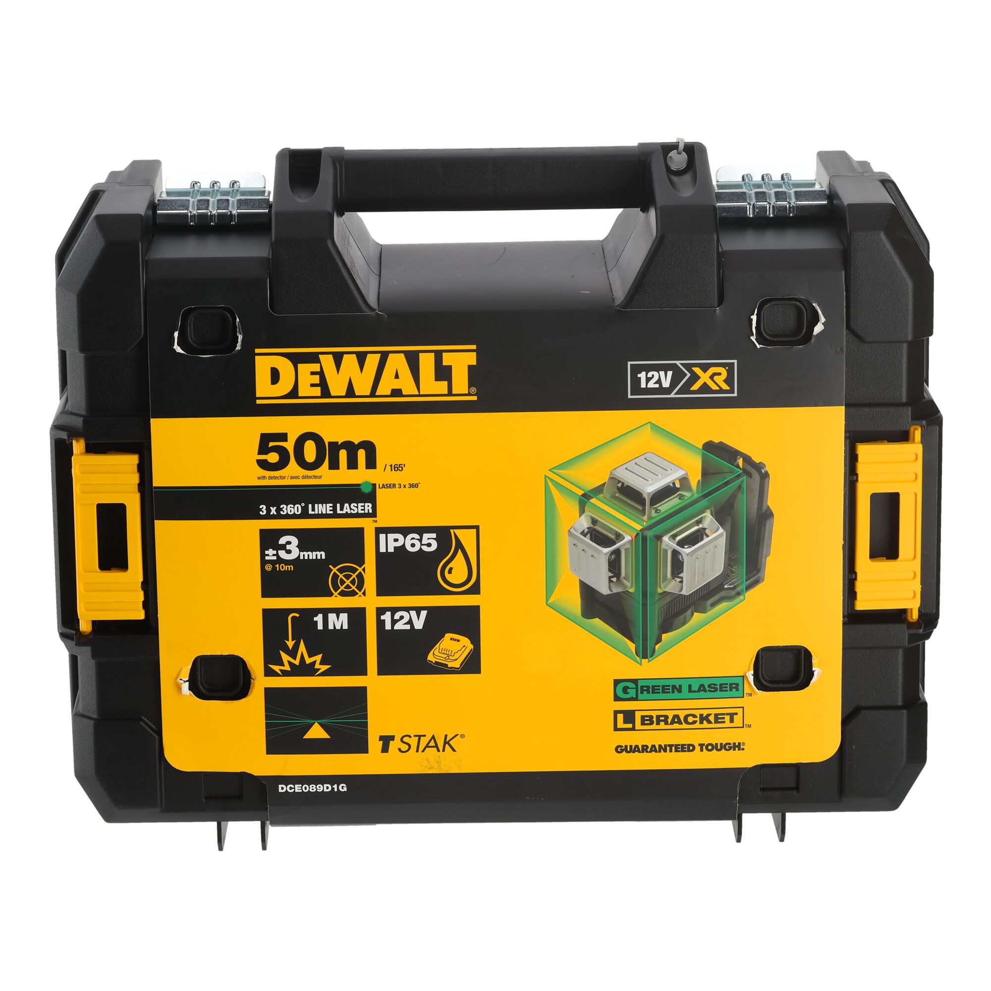 DEWALT Zelfnivellerende multilijnlaser 3x360° 12V XR - Groen 19 DEWALT Zelfnivellerende multilijnlaser 3x360° 12V XR - Groen - Afbeelding 19