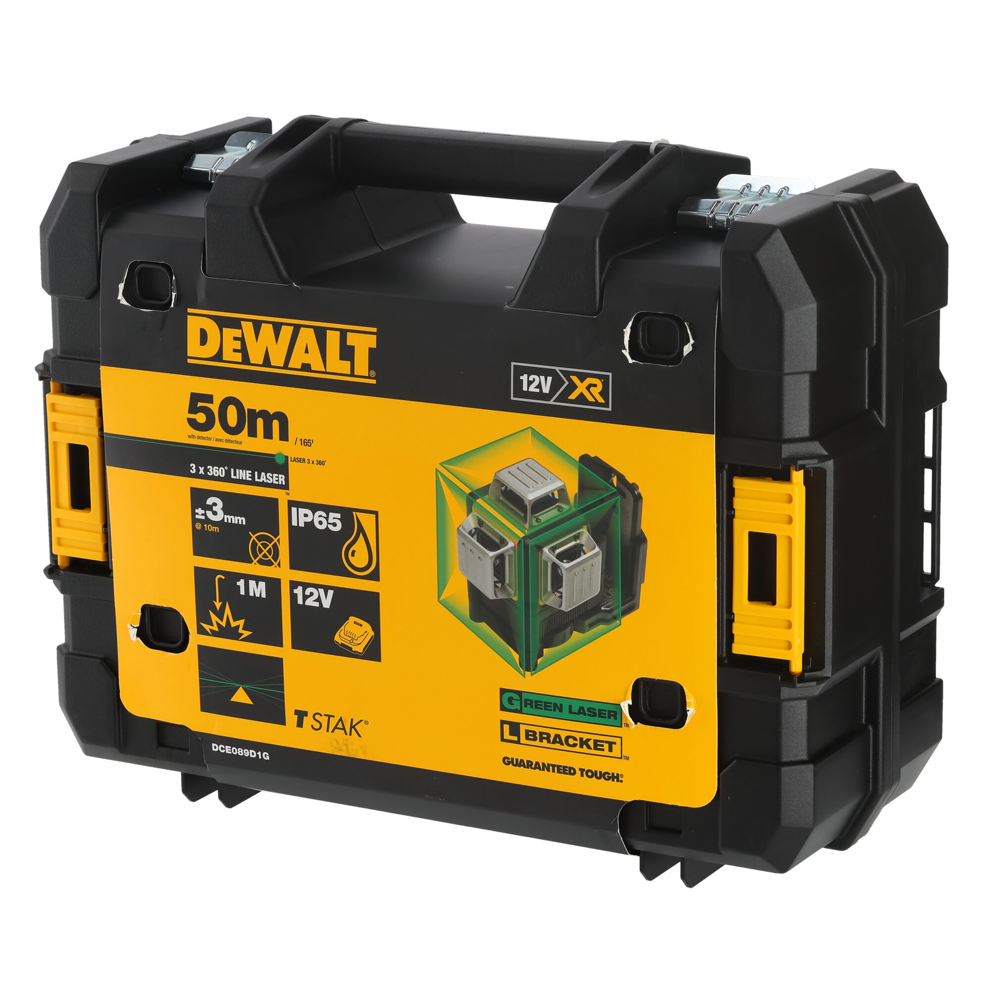 DEWALT Zelfnivellerende multilijnlaser 3x360° 12V XR - Groen 20 DEWALT Zelfnivellerende multilijnlaser 3x360° 12V XR - Groen - Afbeelding 20