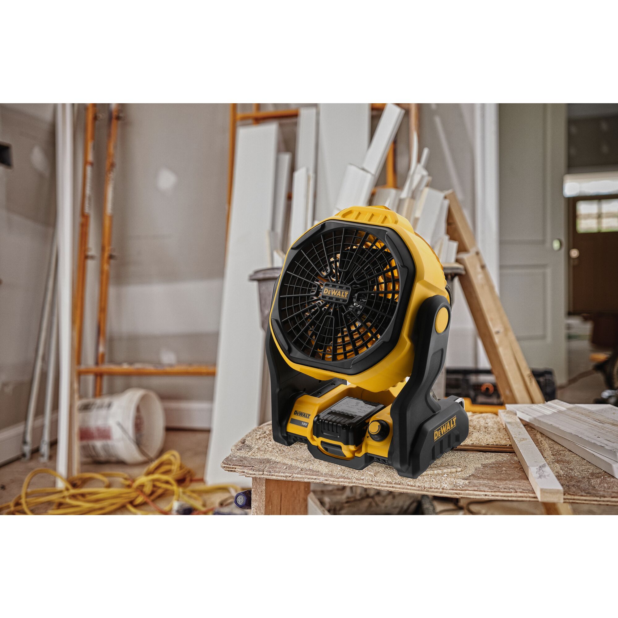 DEWALT Bouwventilator 18V XR (zonder accu en lader) 5 DEWALT Bouwventilator 18V XR (zonder accu en lader) - Afbeelding 5