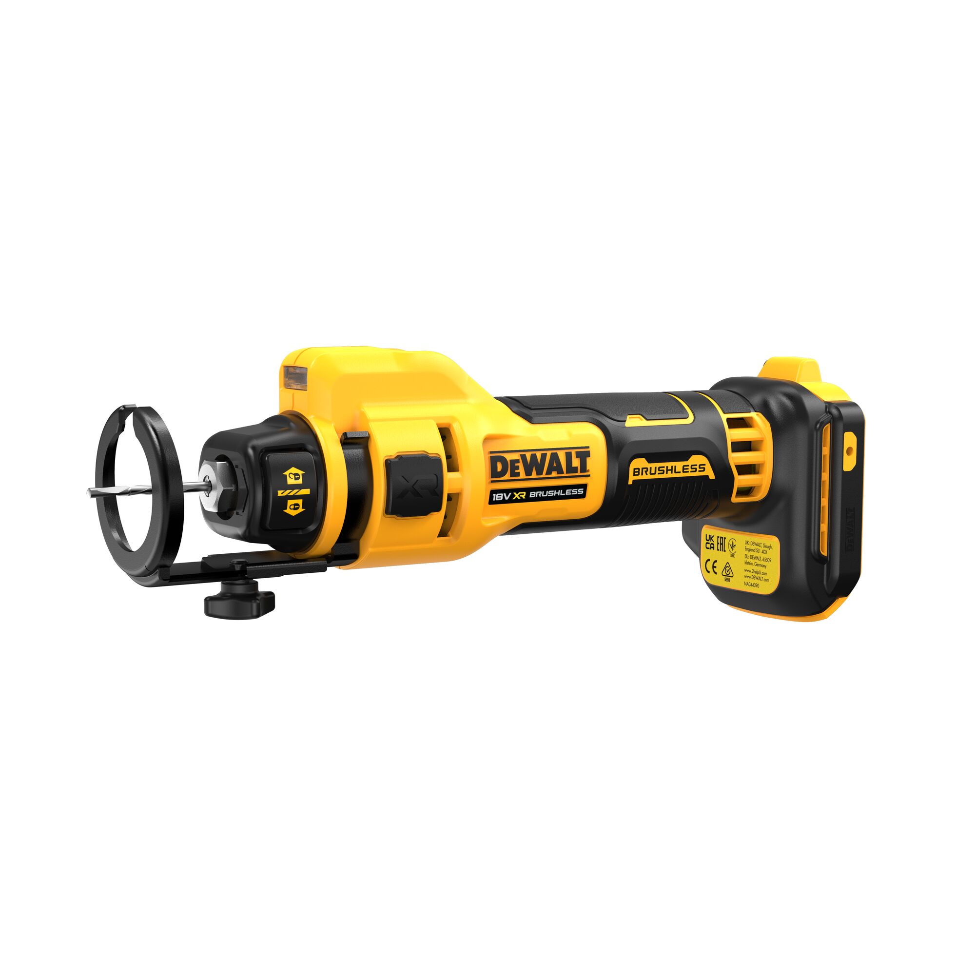 DEWALT Borstelloze Gipsfrees 18V XR (zonder accu en lader) 1 DEWALT Borstelloze Gipsfrees 18V XR (zonder accu en lader)