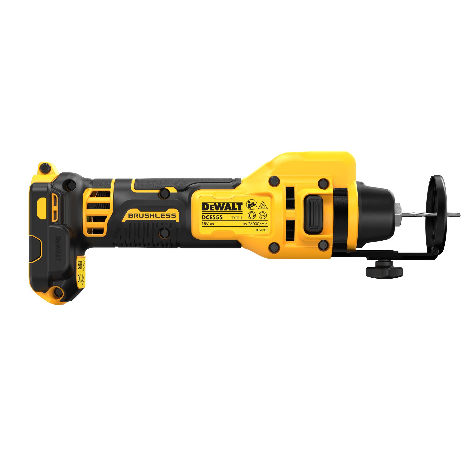 DEWALT Borstelloze Gipsfrees 18V XR (zonder accu en lader) 3 DEWALT Borstelloze Gipsfrees 18V XR (zonder accu en lader) - Afbeelding 3