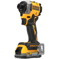DEWALT Borstelloze Ultra Compacte Slagschroevendraaier 18V XR (in TSTAK koffer, met 2x 1.7 Ah Compact POWERSTACK accu en XR lader)