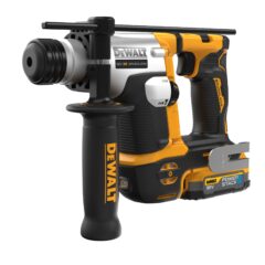 DEWALT Borstelloze Compacte Combihamer 18V XR SDS-PLUS (in TSTAK koffer, met 2x 1.7 Ah POWERSTACK accu en XR lader)