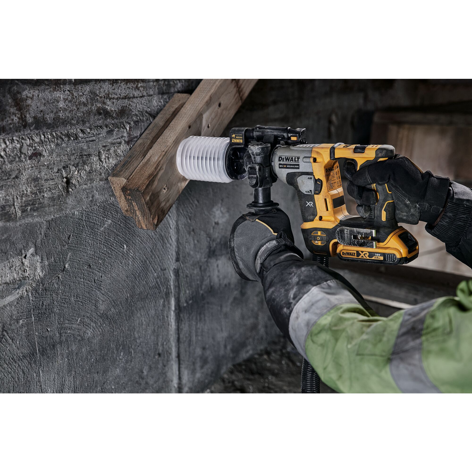 DEWALT Borstelloze Compacte Combihamer 18V XR SDS-PLUS (in TSTAK koffer, zonder accu en lader) 5 DEWALT Borstelloze Compacte Combihamer 18V XR SDS-PLUS (in TSTAK koffer, zonder accu en lader) - Afbeelding 5