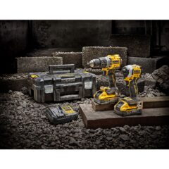 DEWALT 18V XR Compact Borstelloze Twin kit DCD805DCF850 met 2x 5.0Ah POWERSTACK accu in TSTAK koffer - Afbeelding 7