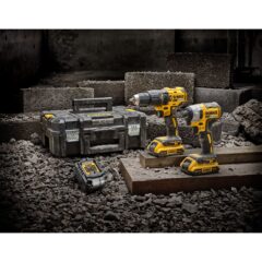 DEWALT Voordeelset 18V XR (TSTAK koffer  met 1x DCD778, 1x DCF787, 2x 2.0 Ah accu en XR lader)