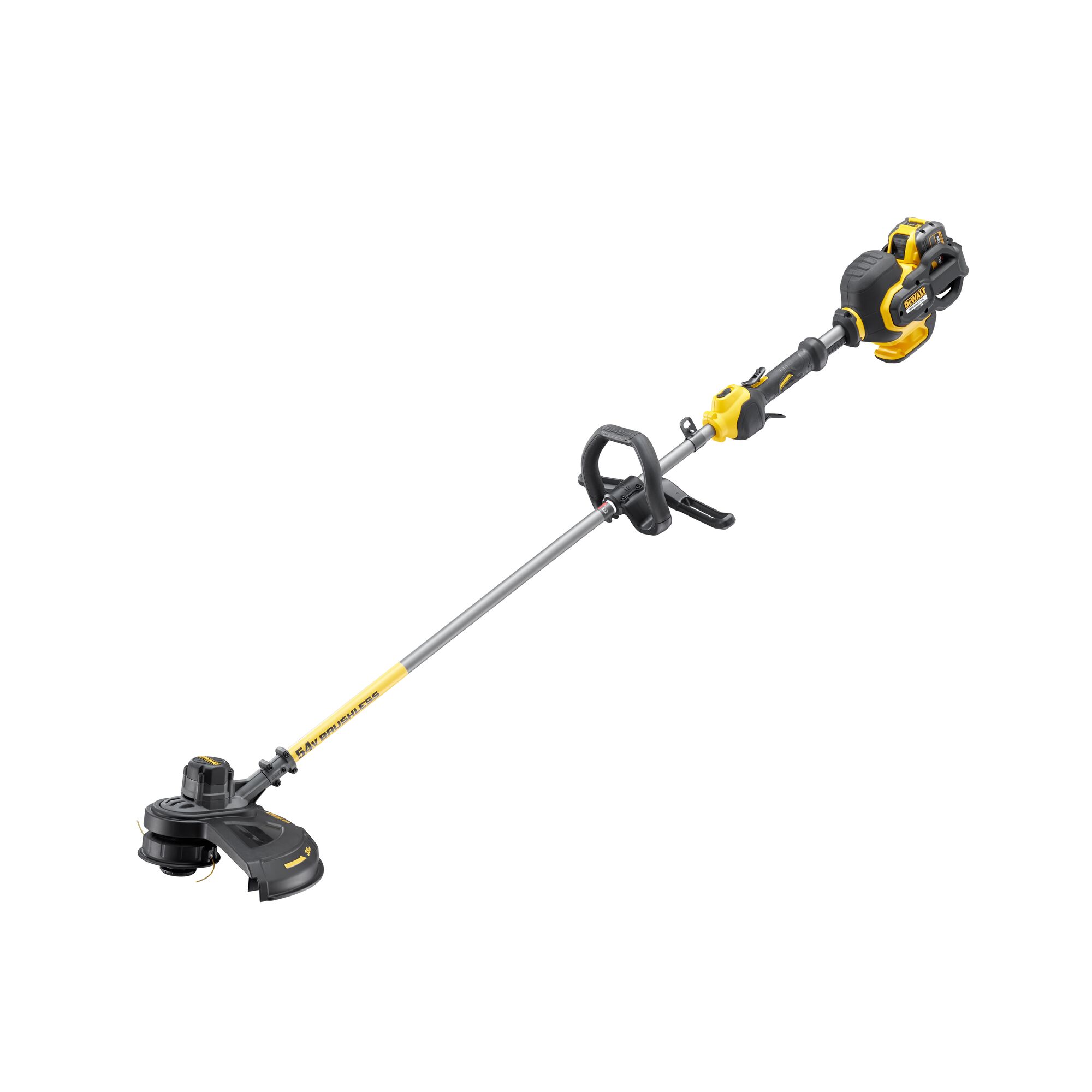 DEWALT 54V XR FLEXVOLT Grastrimmer/bosmaaier 38cm (met 9.0Ah accu en lader) 4 DEWALT 54V XR FLEXVOLT Grastrimmer/bosmaaier 38cm (met 9.0Ah accu en lader) - Afbeelding 4