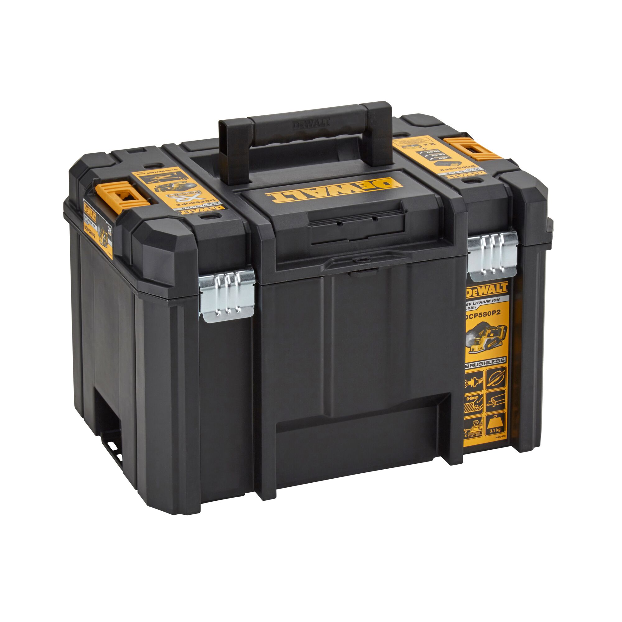 DEWALT Borstelloze Schaafmachine 18V XR (in TSTAK koffer, met 2x 5.0Ah accu en XR multilader) 8 DEWALT Borstelloze Schaafmachine 18V XR (in TSTAK koffer, met 2x 5.0Ah accu en XR multilader) - Afbeelding 8