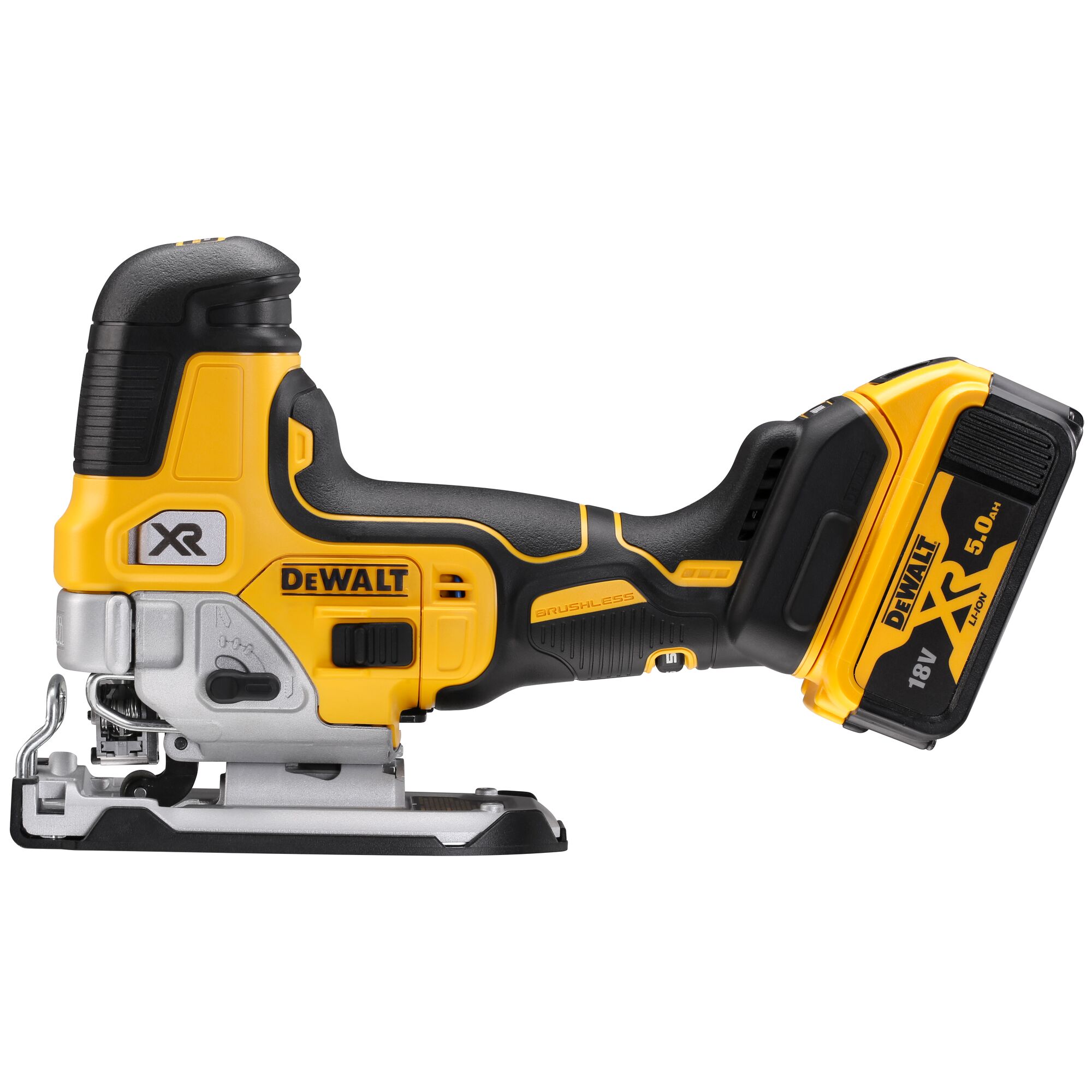 DEWALT Borstelloze Decoupeerzaag 18V XR (met 2x 5.0Ah accu en XR lader) 2 DEWALT Borstelloze Decoupeerzaag 18V XR (met 2x 5.0Ah accu en XR lader) - Afbeelding 2