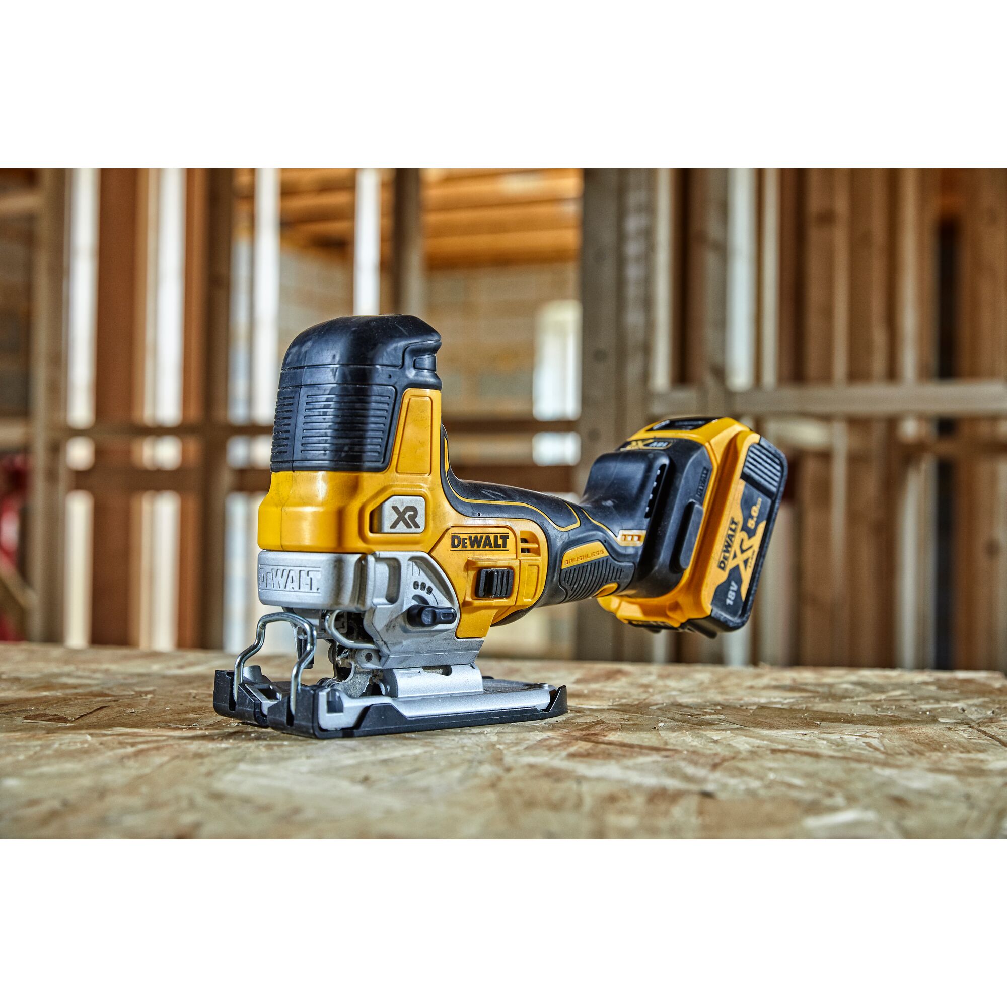 DEWALT Borstelloze Decoupeerzaag 18V XR (met 2x 5.0Ah accu en XR lader) 10 DEWALT Borstelloze Decoupeerzaag 18V XR (met 2x 5.0Ah accu en XR lader) - Afbeelding 10