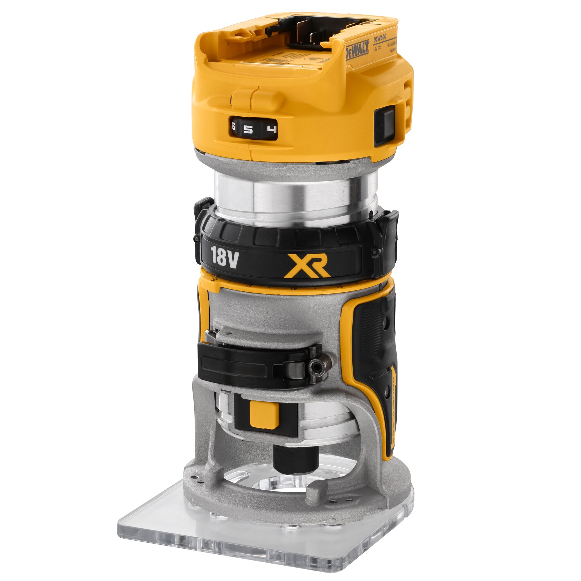 DEWALT Borstelloze Kantenfrees 18V XR (zonder accu en lader) 1 DEWALT Borstelloze Kantenfrees 18V XR (zonder accu en lader)