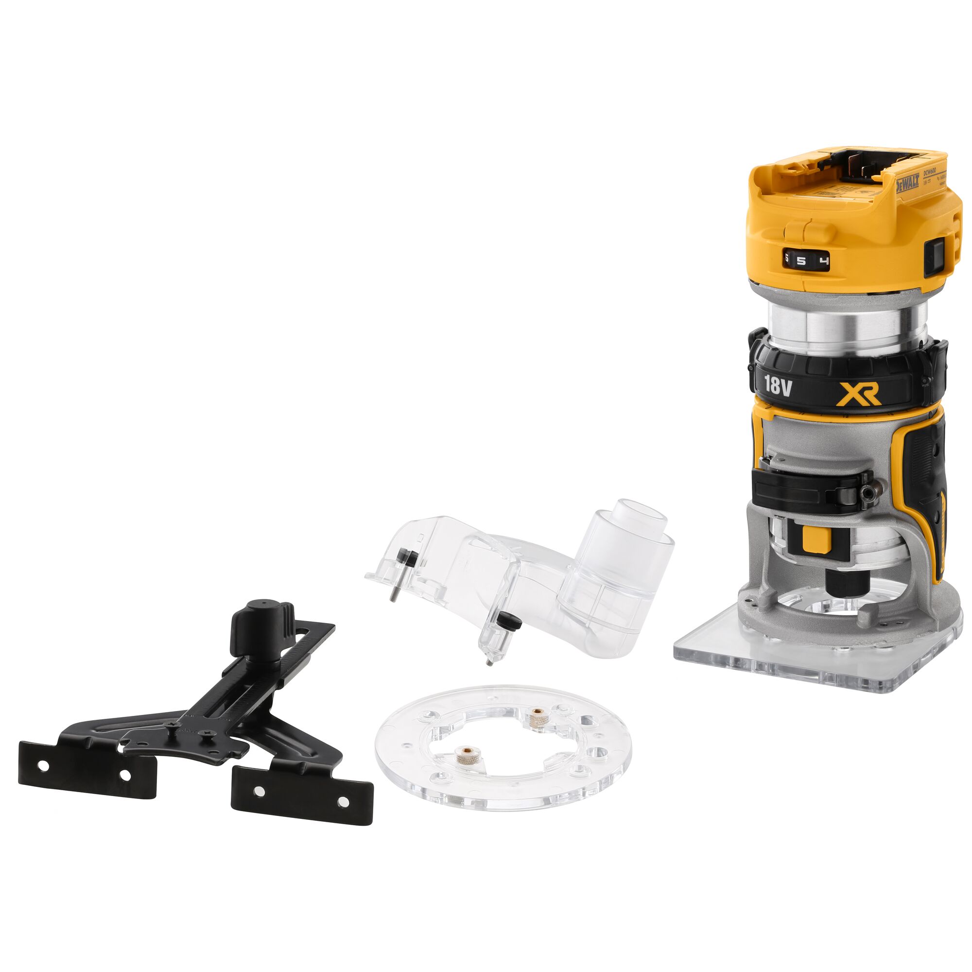 DEWALT Borstelloze Kantenfrees 18V XR (zonder accu en lader) 5 DEWALT Borstelloze Kantenfrees 18V XR (zonder accu en lader) - Afbeelding 5