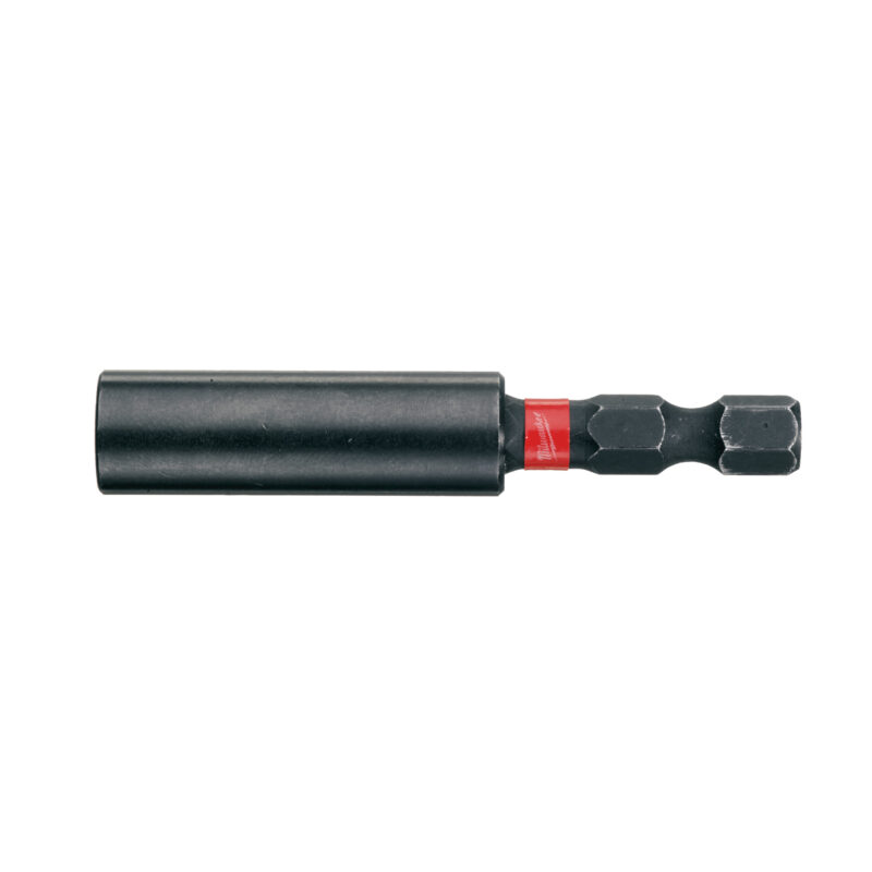 Milwaukee Magnetische bithouder met ¼″ Hex opname (DIN 3126 – E 6.3). 1 Milwaukee Magnetische bithouder met ¼″ Hex opname (DIN 3126 – E 6.3).