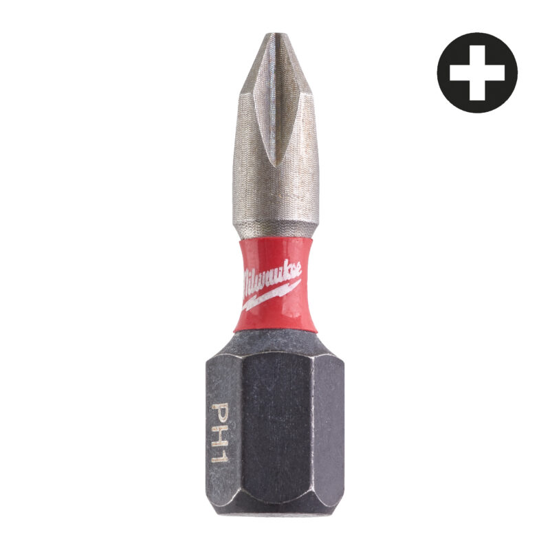 Milwaukee PH1 x 25 mm - 2st 1 Milwaukee PH1 x 25 mm - 2st