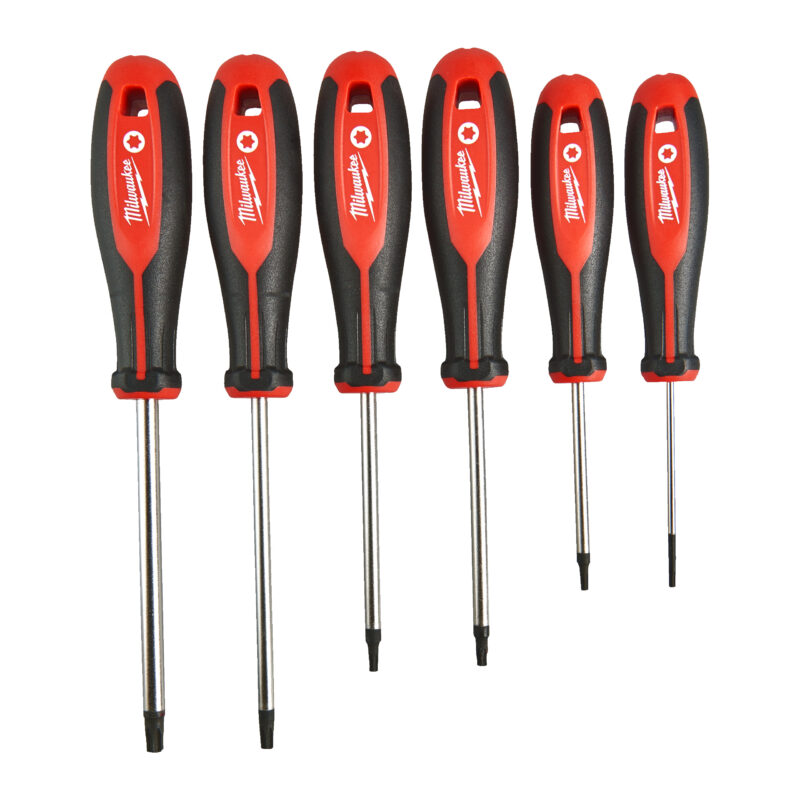 Milwaukee Tri-lobe schroevendraaier Torx set (6-delig) 1 Milwaukee Tri-lobe schroevendraaier Torx set (6-delig)
