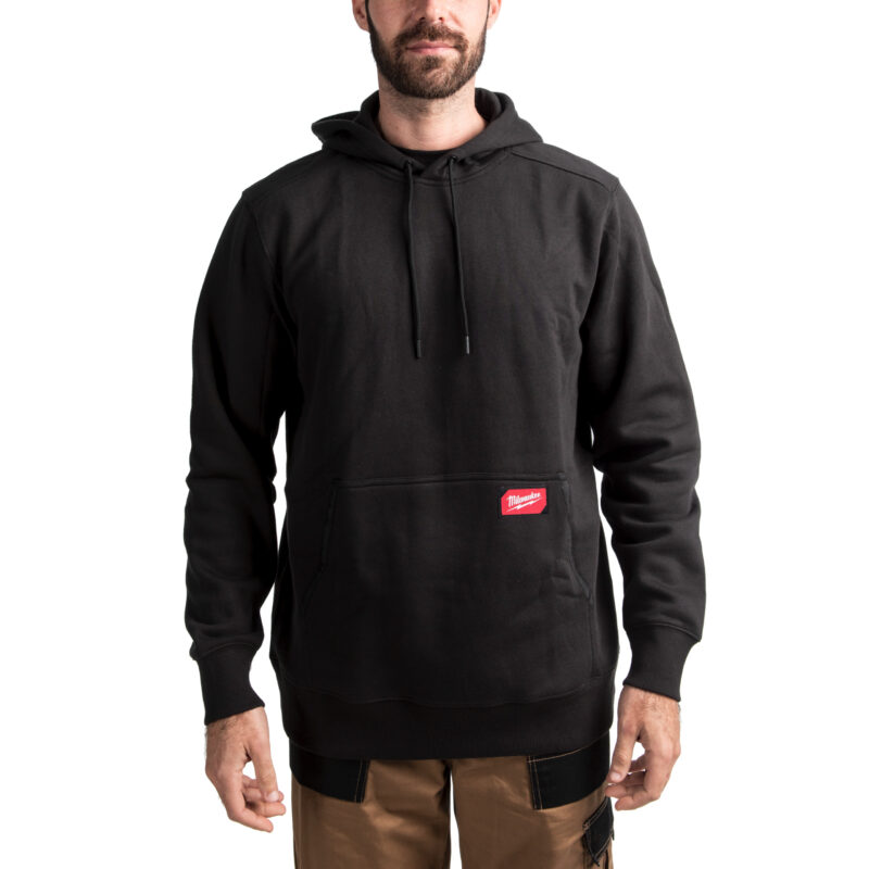 Work hoodie midweight - zwart 1 Work hoodie midweight - zwart