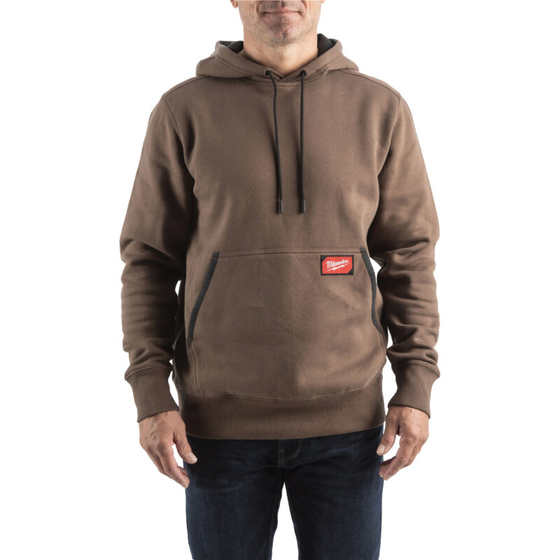 Work hoodie midweight - bruin 1 Work hoodie midweight - bruin