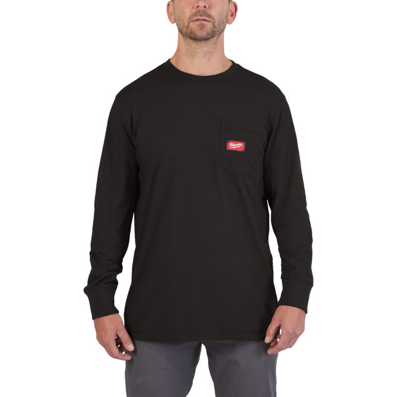 Werk T-shirt lange mouwen - zwart 1 Werk T-shirt lange mouwen - zwart