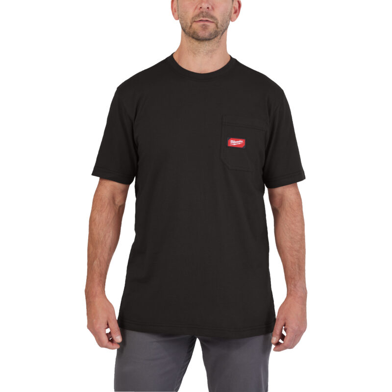 Werk T-shirt korte mouwen - zwart 1 Werk T-shirt korte mouwen - zwart